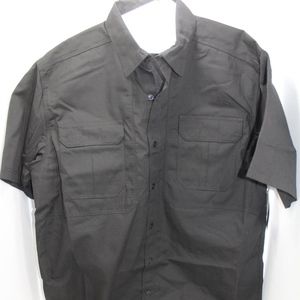 SOG Tactical Take Point Black Short Sleeve Button